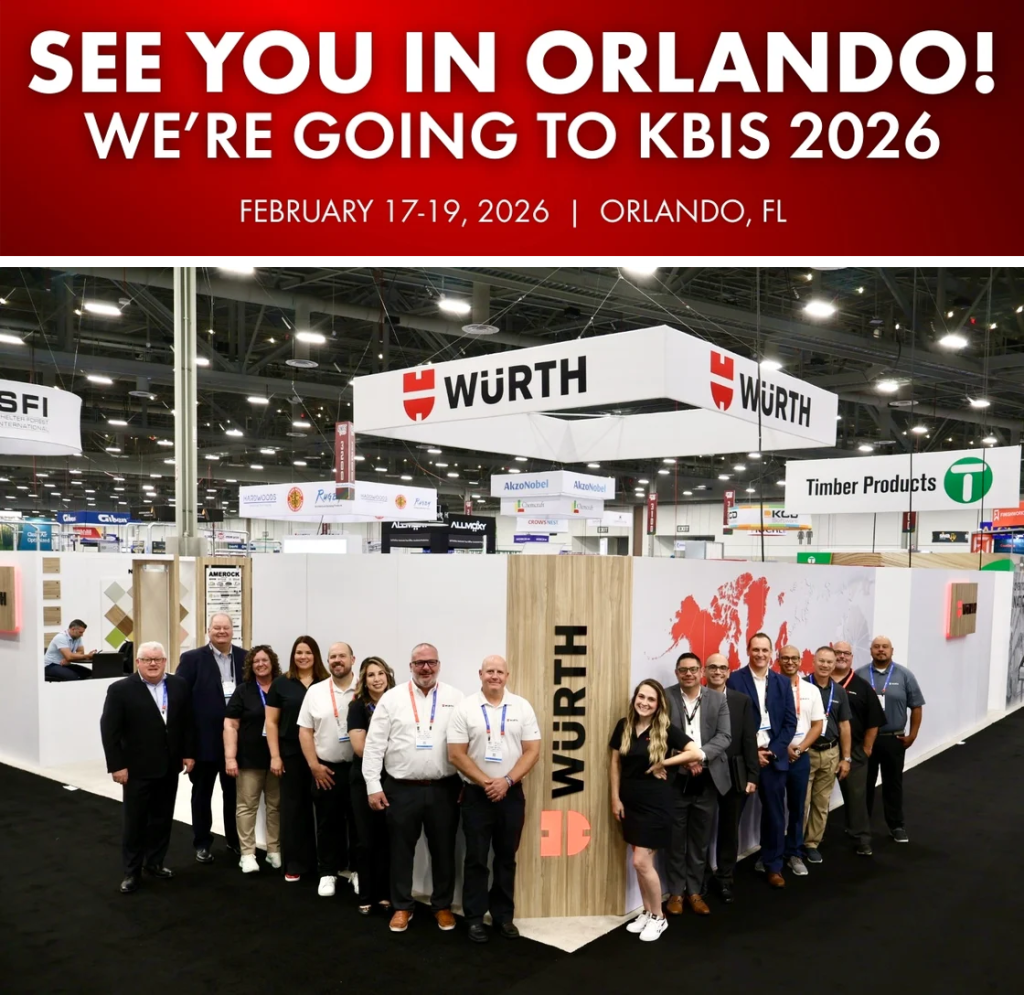 We're Going to KBIS 2026 in Orlando, FL - February 17-19, 2026. Get Free Registration from Würth